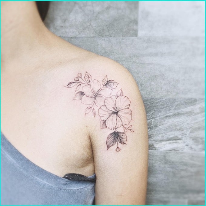 Hawaiian Flower and Lily Tattoo Designs  TatRing