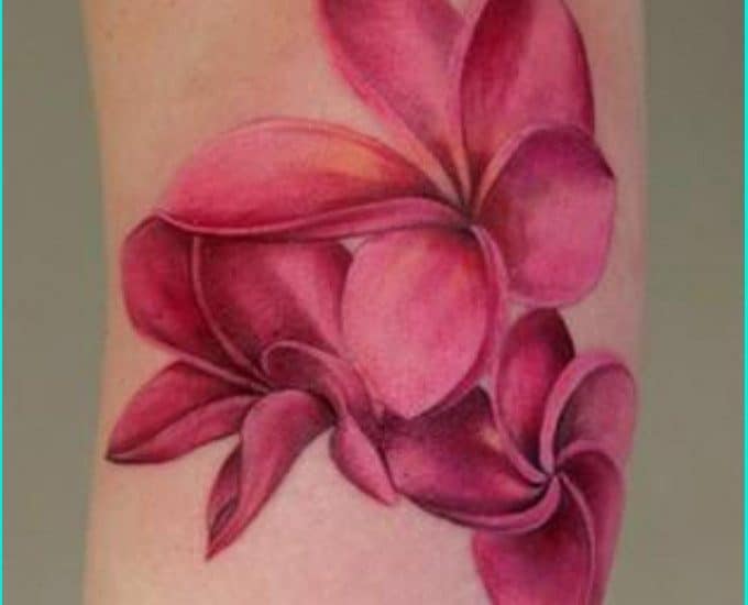 orchid flower tattoos