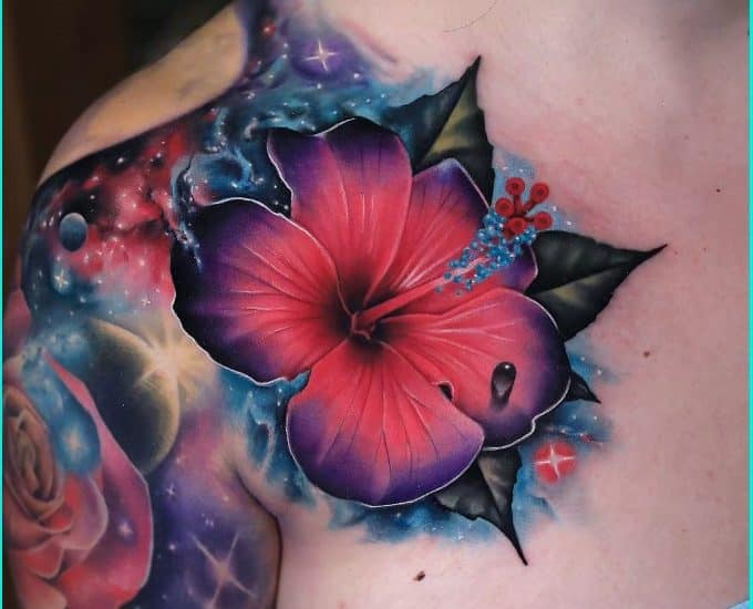 75 Best Hibiscus Flower Tattoo Meaning  Designs  Art of Nature 2019