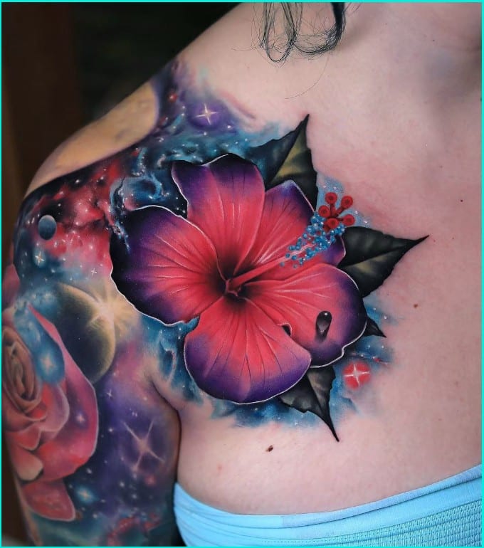 Hawaiian Flowers Tattoos On Wrist   Best Hawaiian Tattoos 61 