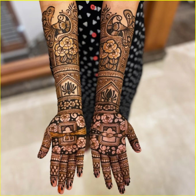 best henna designs for both hands