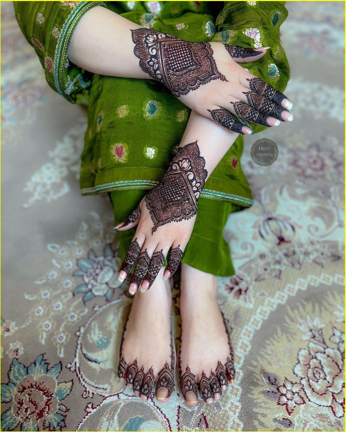arm henna designs