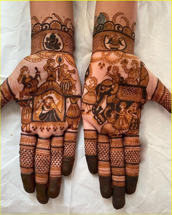 henna designs for hands easy