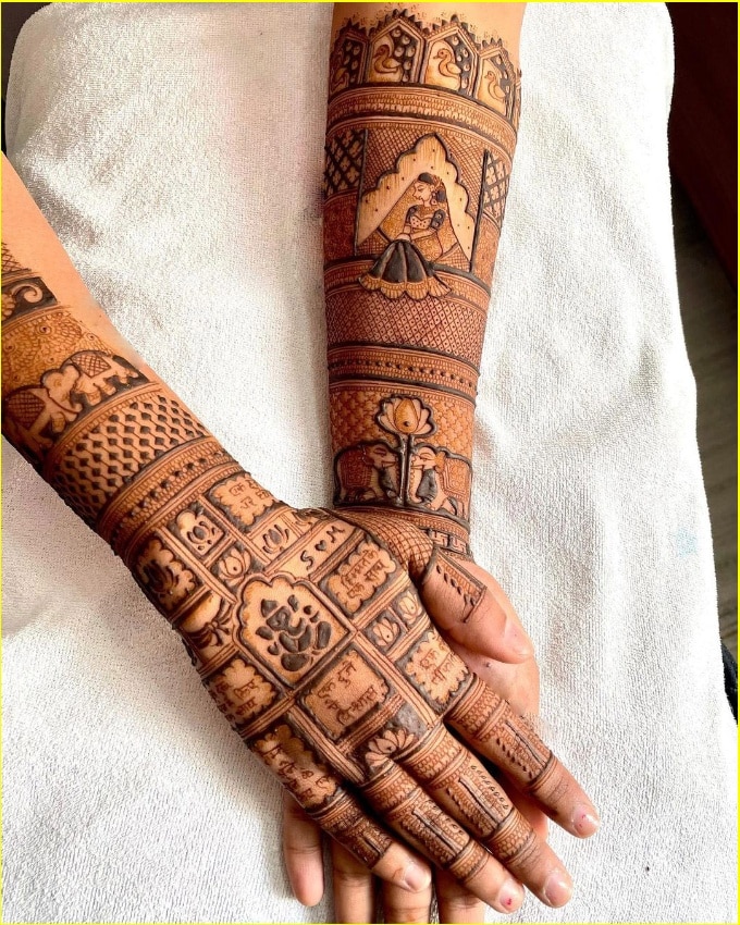 arabic henna designs