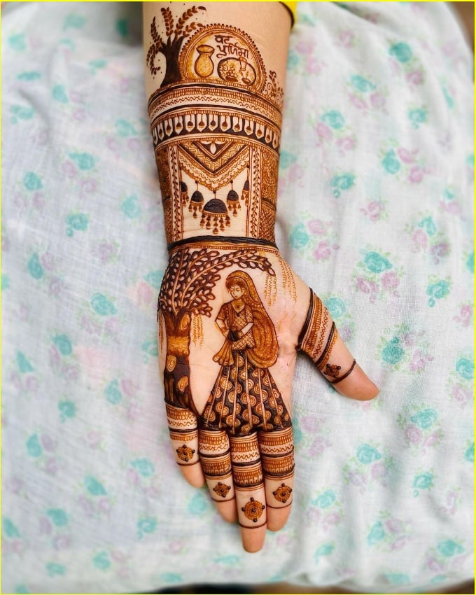 foot henna designs