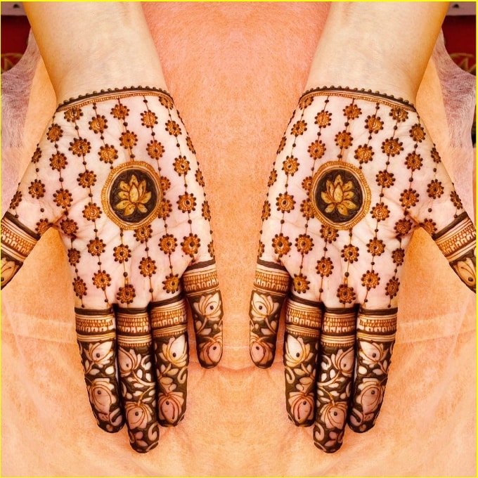 easiest mehendi design