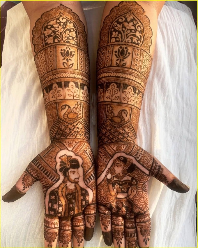 henna designs for both hands