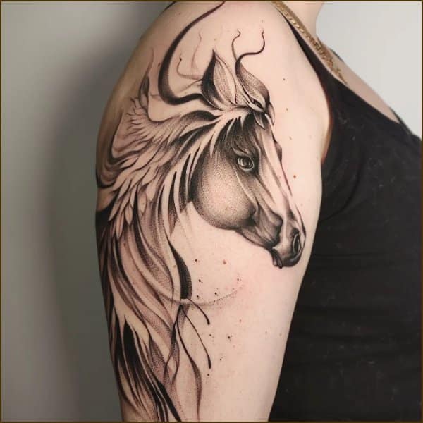 horse tattoos for girls/women