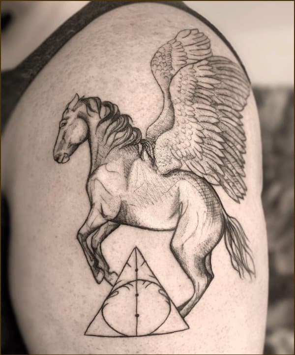 horse tattoos arm