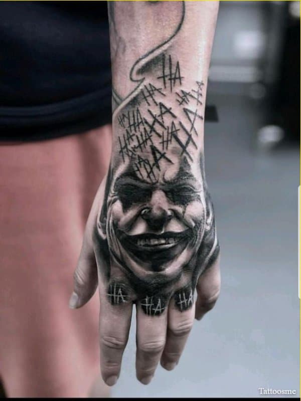 why so serious tattoo on hand