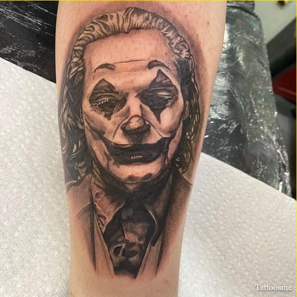 joker face tattoos