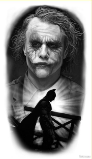 50 Crazy Joker Tattoos Designs and Ideas For Men And Women