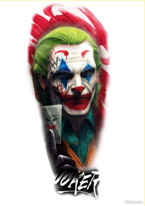 best joker tattoo designs