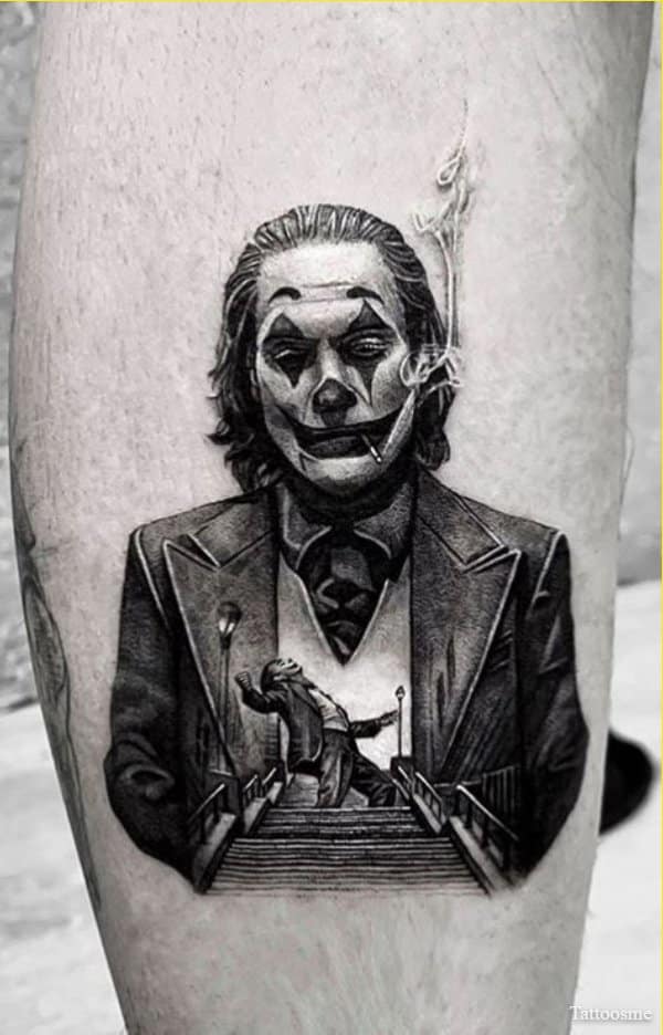 joker tattoos from movie