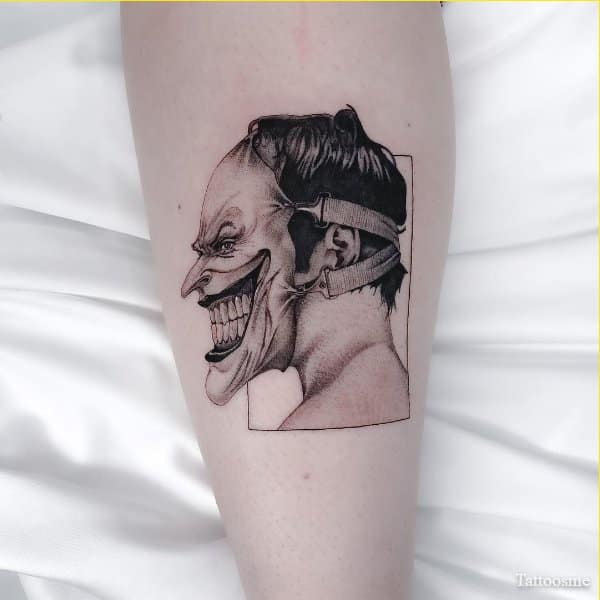 attractive joker tattoos