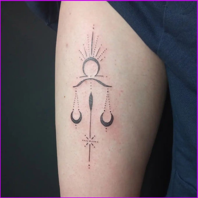scorpio and libra tattoo