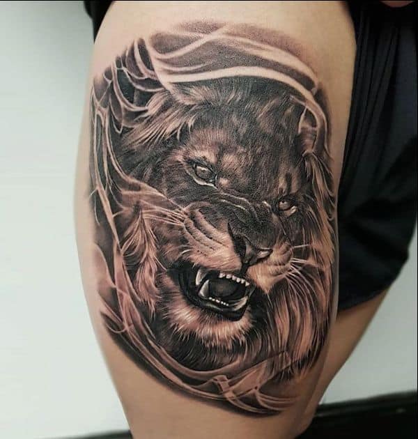 11 Roaring Lion Tattoo Ideas That Will Blow Your Mind  alexie