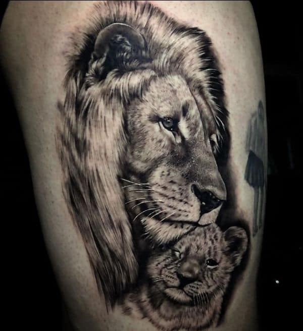 50 EyeCatching Lion Tattoos Thatll Make You Want To Get Inked  Tatuagem  de pata de leão Tatuagens de leão Tatuagem de leão