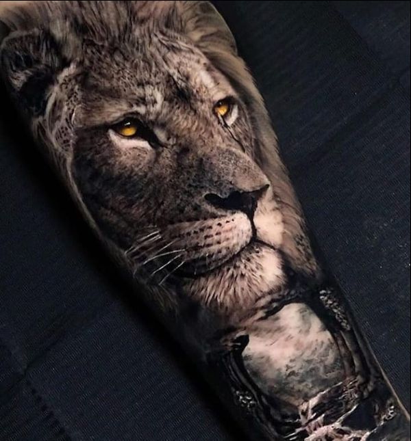 lion and lioness tattoo  KickAss Things