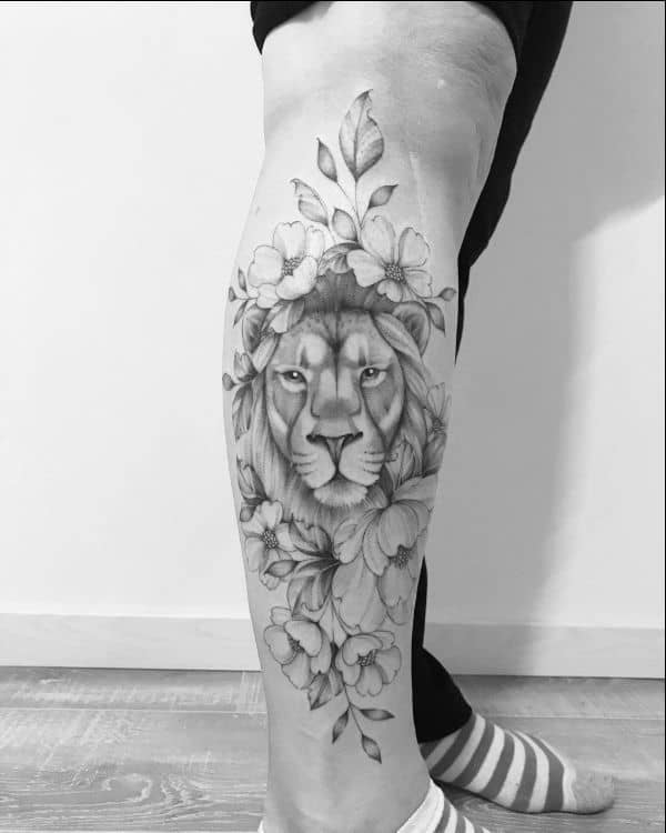 Flower Tattoos  girl tattoo lion tattoo female tattoo   Flickr