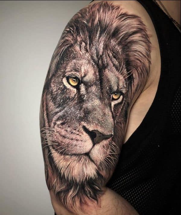 chinese lion tattoos