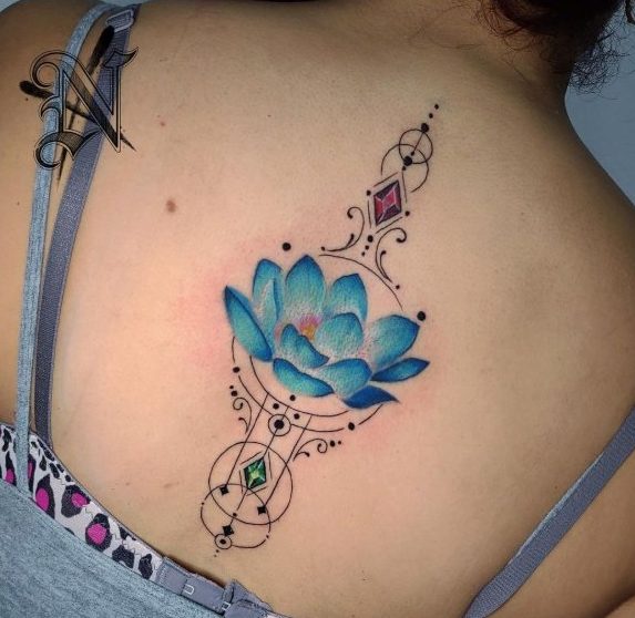 45 Lotus Flower Tattoos Meanings 2023  Barb Designs  Ideas