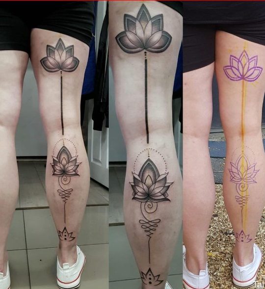 45 Lotus Flower Tattoos Meanings 2023  Barb Designs  Ideas