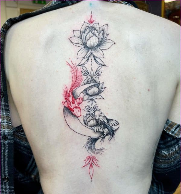 lotus tattoo placement