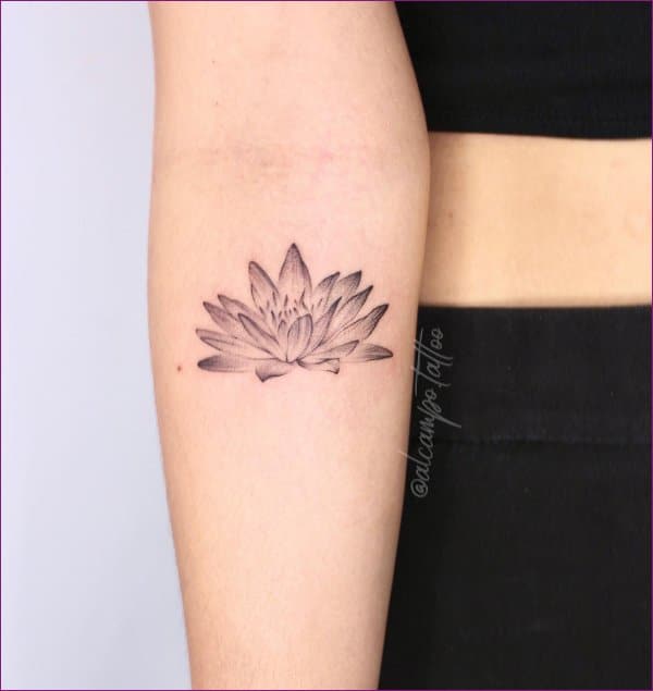 lotus tattoo realism