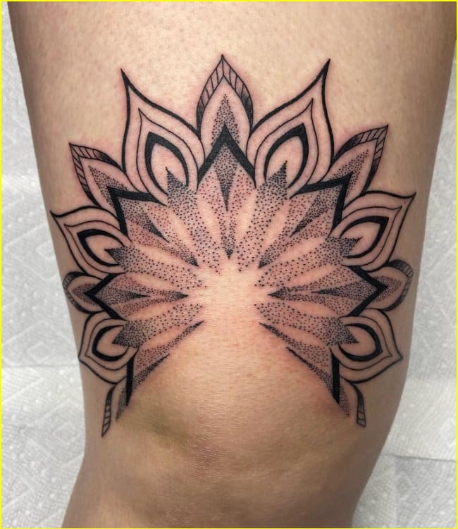 mandala dotted tattoos