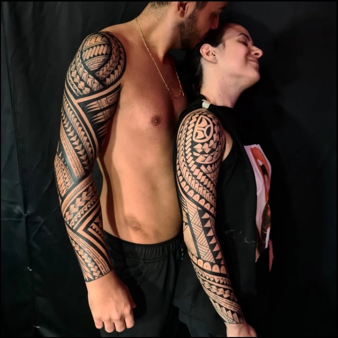 The Weaving maori tattoo 