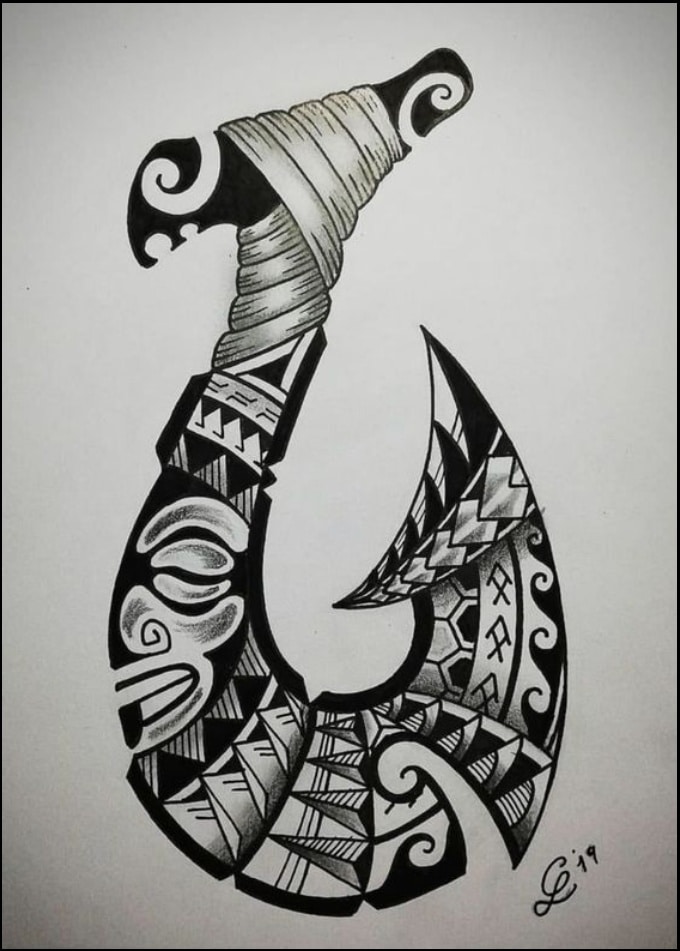 Hawaiian Tattoo Designs Polynesian Tattoo Zeichnung    Desenhos de  tatuagem maori Desenho de tatuagem de lobo Tatuagem havaiana