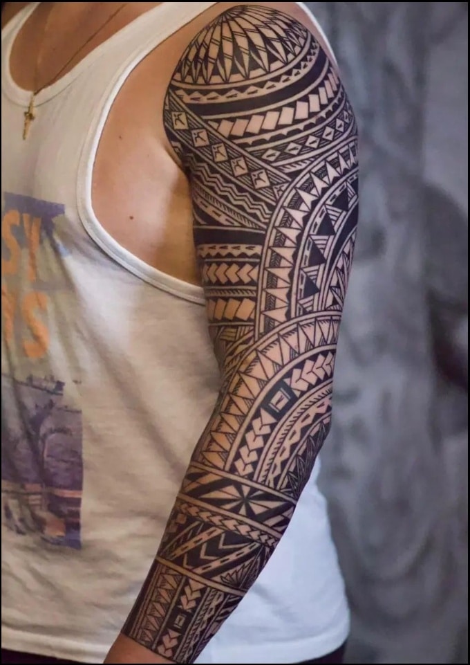 maori tattoo designs for men on arms