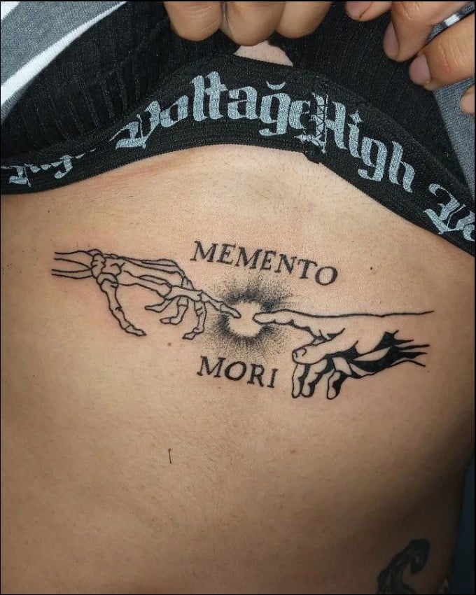 carpe diem memento mori tattoo
