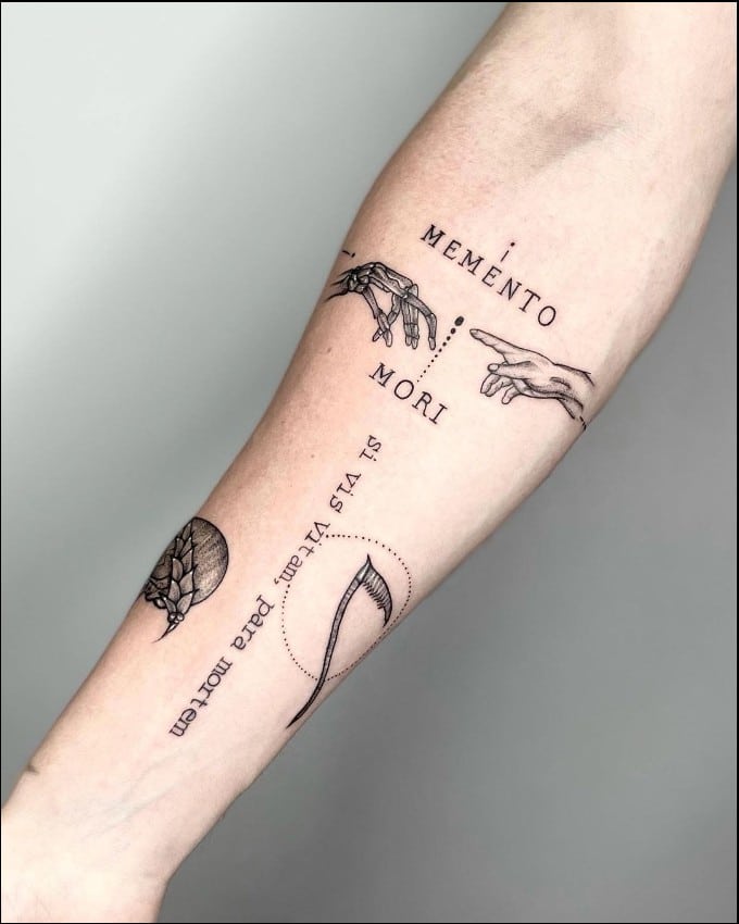 best memento mori tattoos