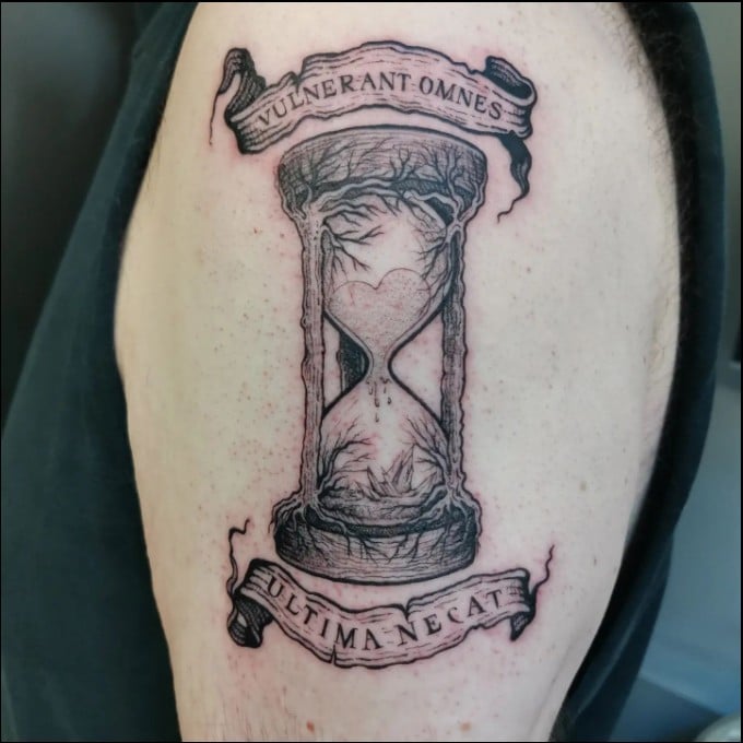 memento mori et carpe vitae tattoo 