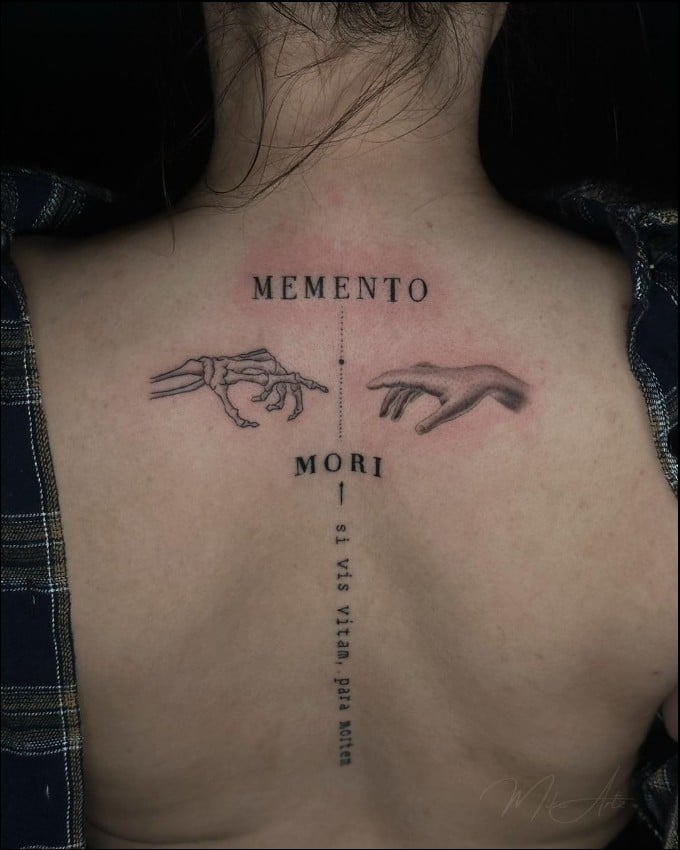 memento mori tattoo instagram