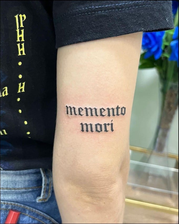 memento mori tattoo mac miller