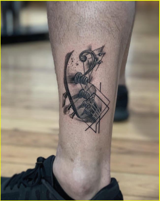 cool music tattoos