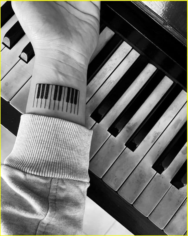 60 Piano Tattoos For Men  Music Instrument Ink Design Ideas