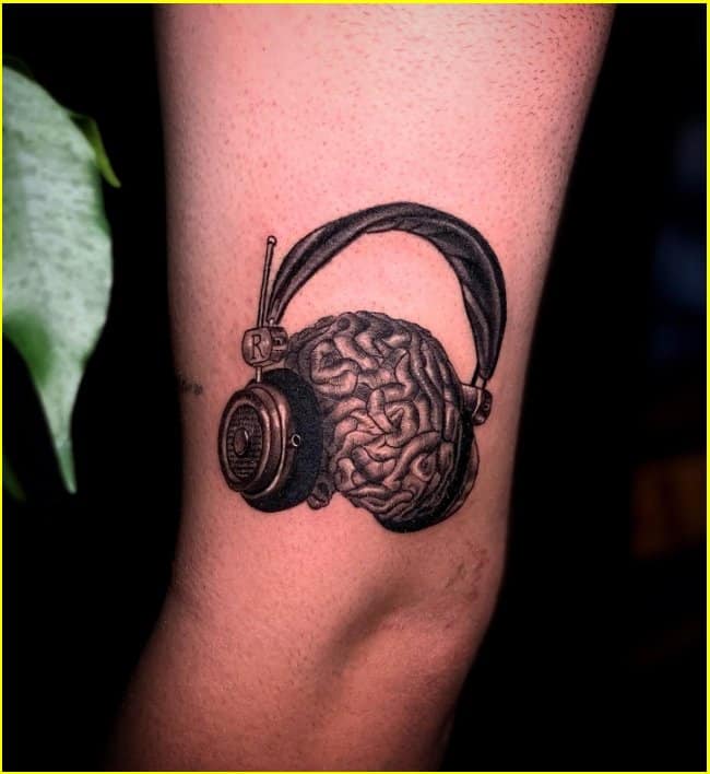 best headphone tattoos