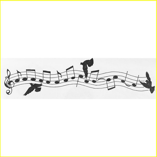 music tattoo drawings for armband