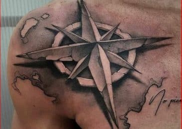 3d Best nautical Star tattoos