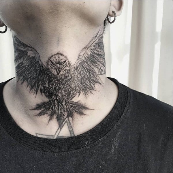 Neck Tattoos - 50 Most Beautiful And Attractive Neck Tattoos