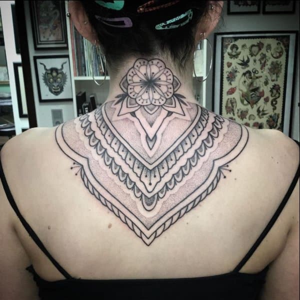 full neck tattoos