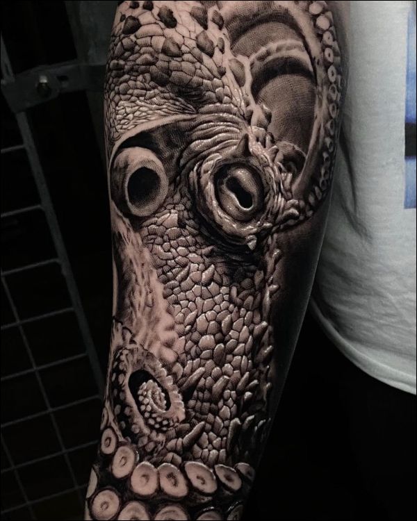 octopus tattoos forearm