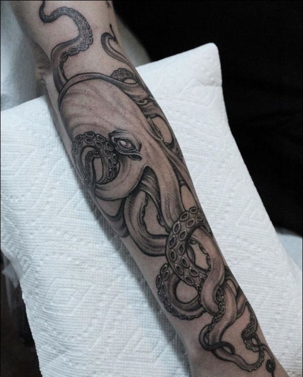 octopus tattoos forearm