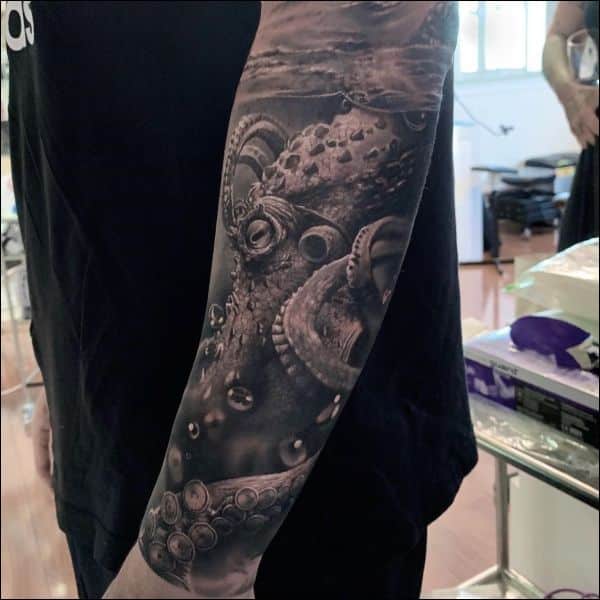 octopus tattoos forearm