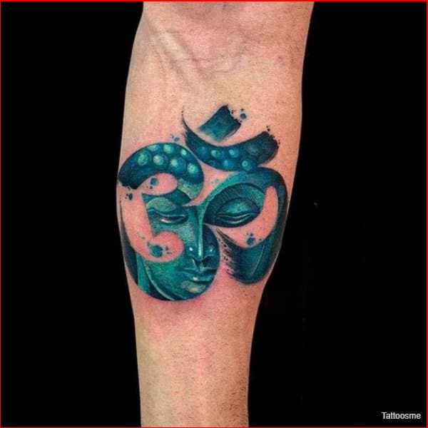 buddha om tattoo