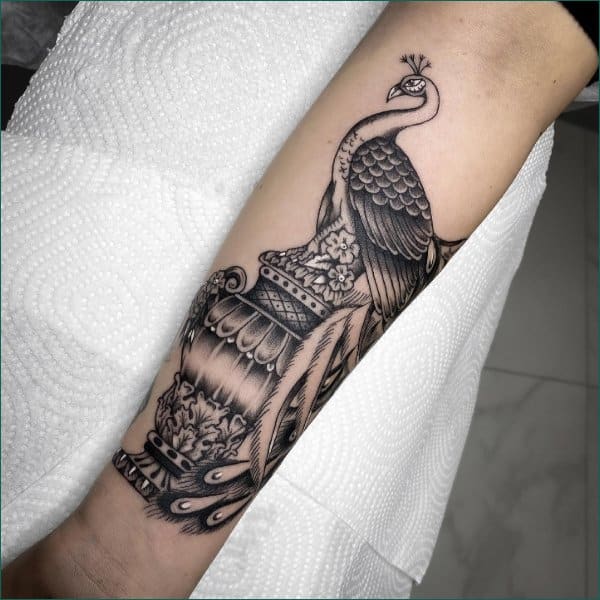 best peacock tattoos